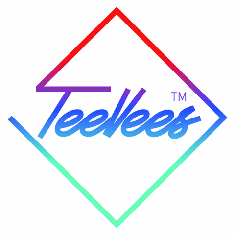 TeeVees Logo Rainbow (CMYK)